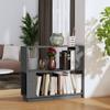 Day and Night - Day and Night Shelf/space Divider Gray Pine Wood 80x25x70 Cm