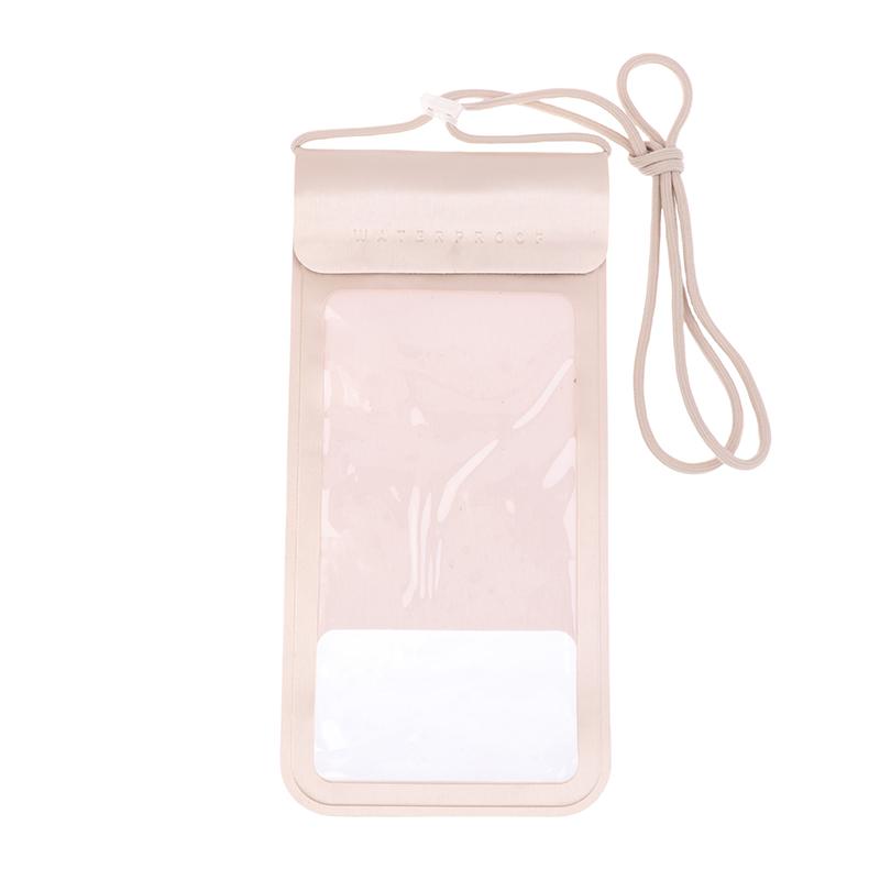 

Waterproof Phone Pouch Underwater Phone Bag Case With Touchscreen Universal Swimming Diving Phone Case Bag For Phone золотий