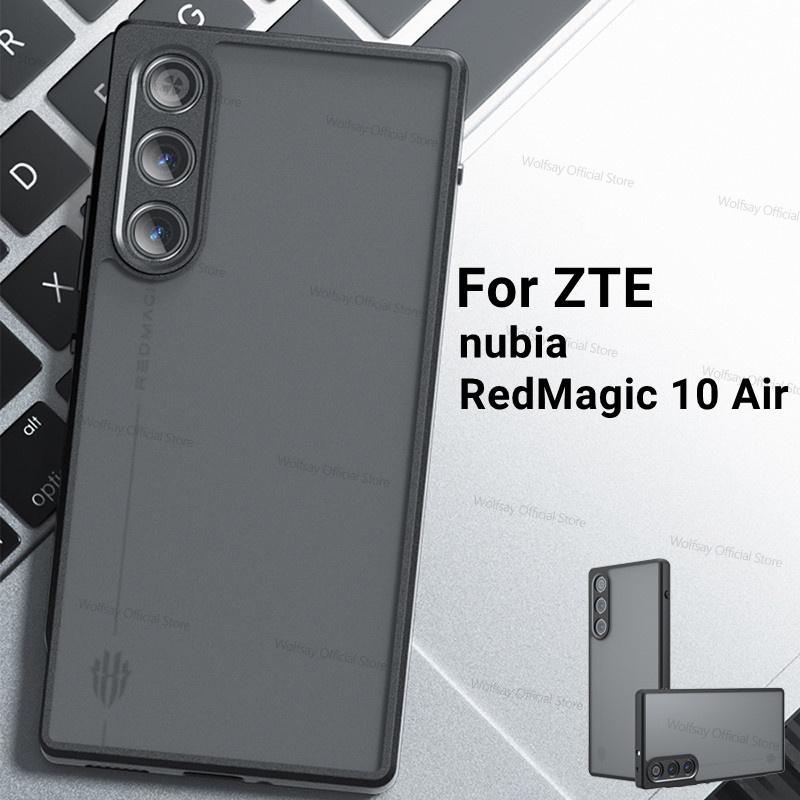 For ZTE nubia RedMagic 10 Air Case ZTE nubia RedMagic 10 Air Cover Luxury Matte PC + TPU Shockproof Protective Phone Back Cover