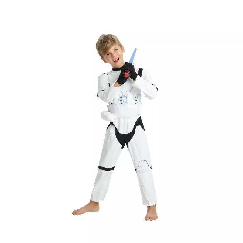 Halloween Star Wars The Force Awakens Darth Vader White Soldier Mask Masquerade Dress Up