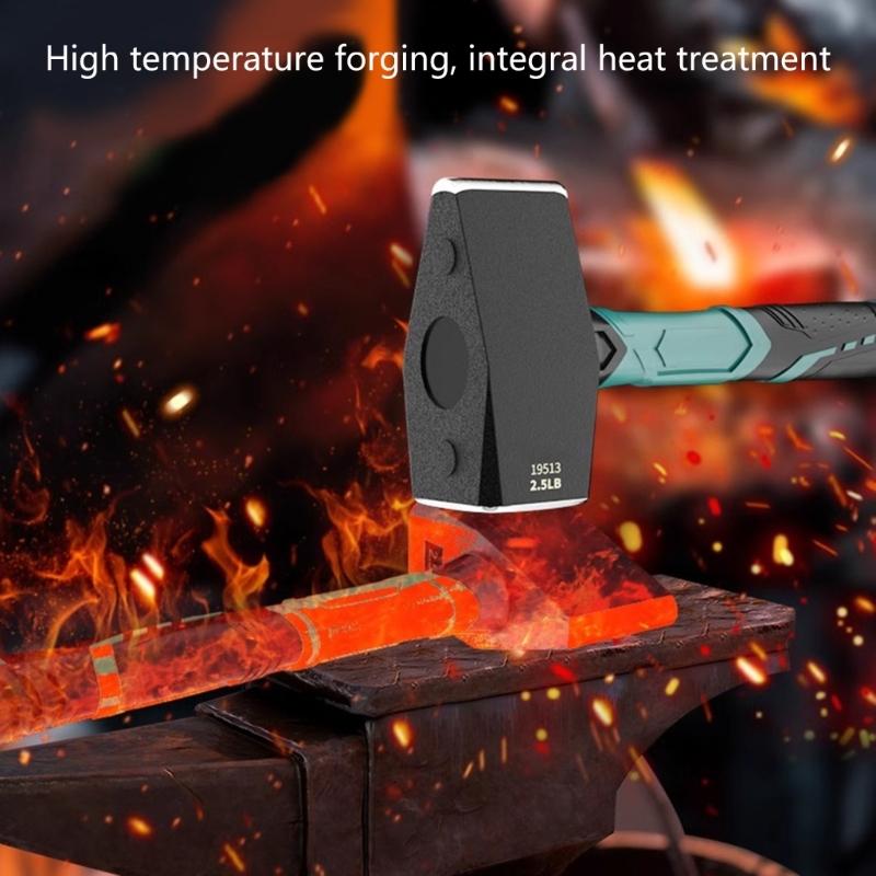 2lb/2.5lb/3lb Heavy Duty Hammer with Shockproof Grip Heavy Duty Hammer Hand Tool Household Use Accessories