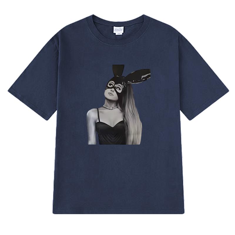 Hot Singer Ariana Grande Dangerous Graphic T shirt Men Women vintage Hip Hop streetwear Unisex100% Cotton short sleeve T-shirts