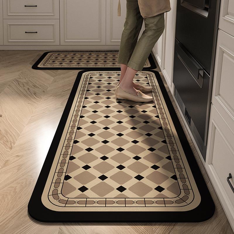 Kitchen Diatomaceous Earth Strip Anti Slip, Absorbent, Oil Absorbing Carpet, Living Room Floor Mat, Entrance Door Mat