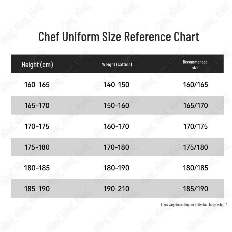 Tureida Chef Work Uniform