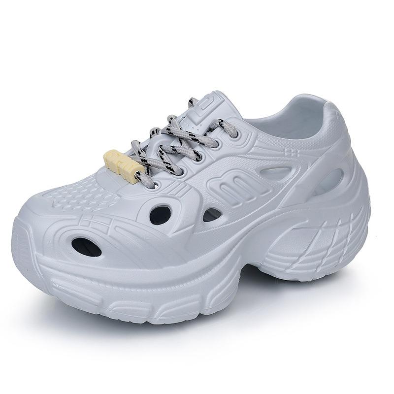 Hole shoes women's new summer wear breathable and non-smelly feet EA bag head thick-soled versatile casual sandals