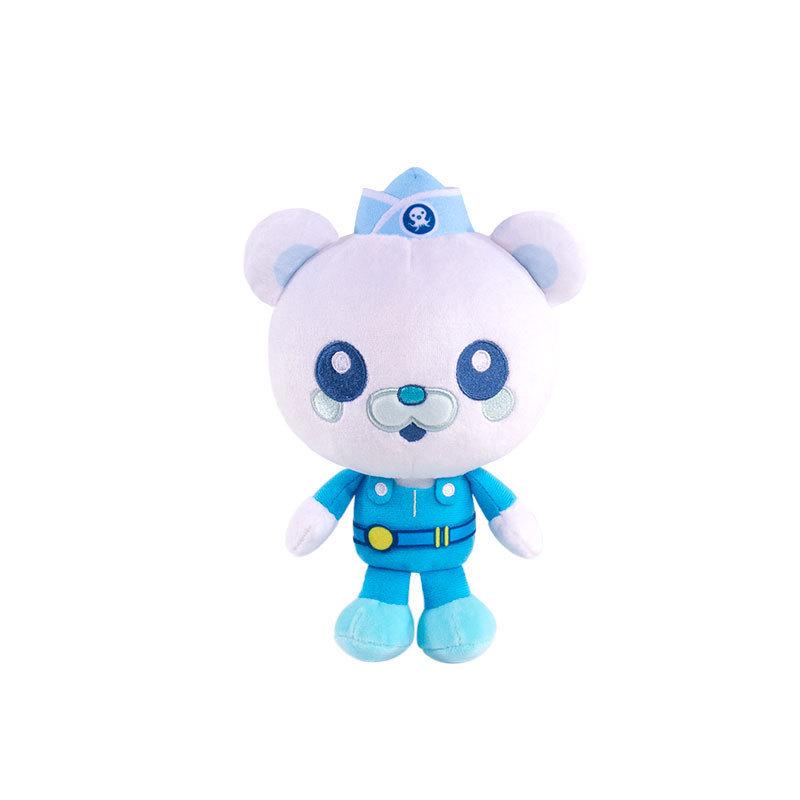 Octonauts Plush Toy Set: Captain Barnacles, Kwazii, Peso, Dr. Shellington, Professor Inkling