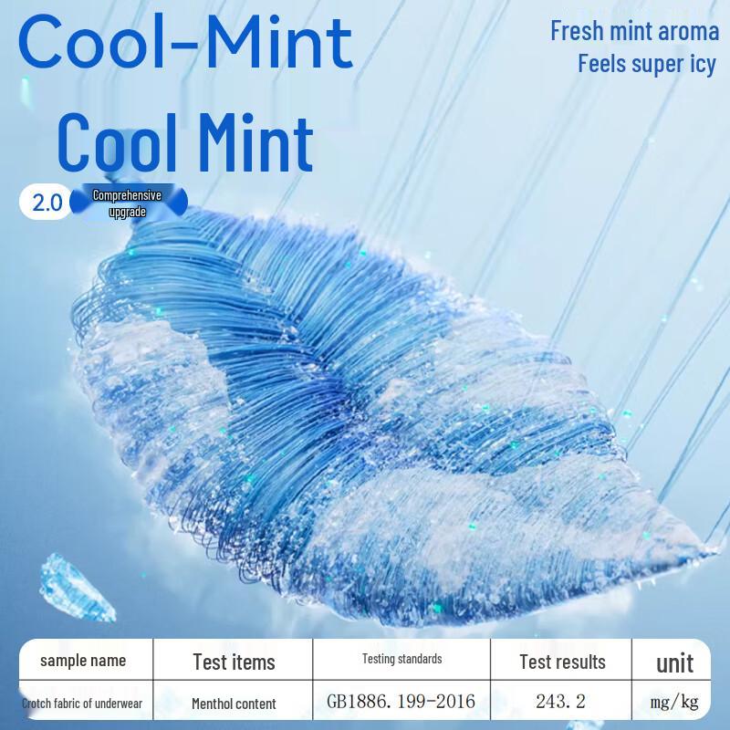 Maoren Men's Mint Cool Ice Silk Boxer Briefs (3-Pack)