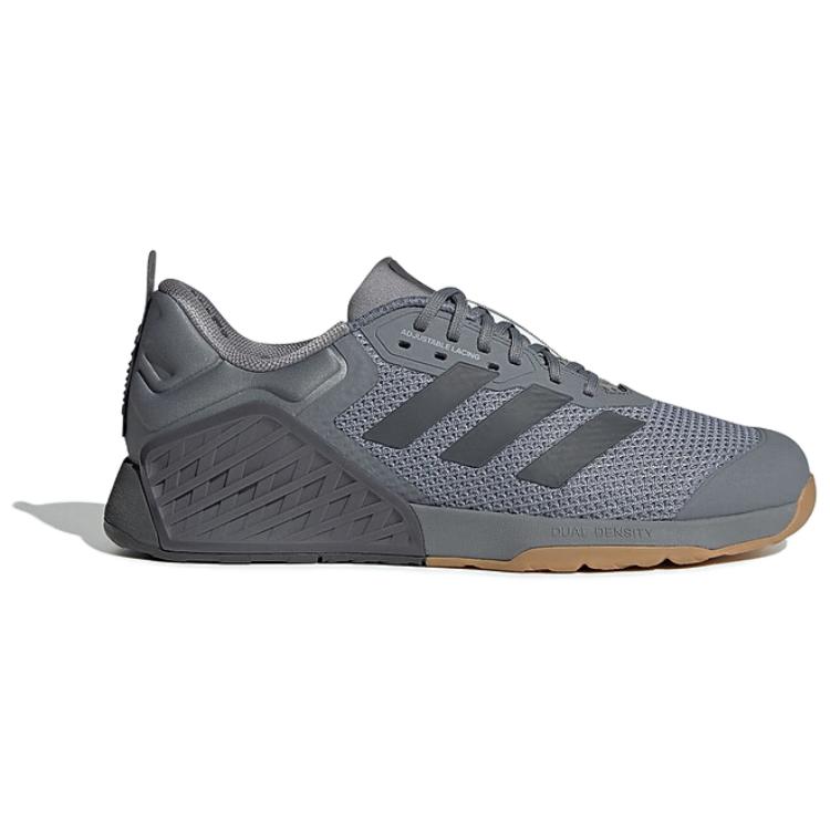 Adidas Dropset 3 Grey Black Gum Unisex Sneakers Grey-Five Core-Black ID8627