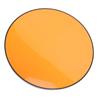 450mm RV Table Top Round Wooden Orange High Gloss Marine Tabletop for RV Yacht Truck Deck Patio