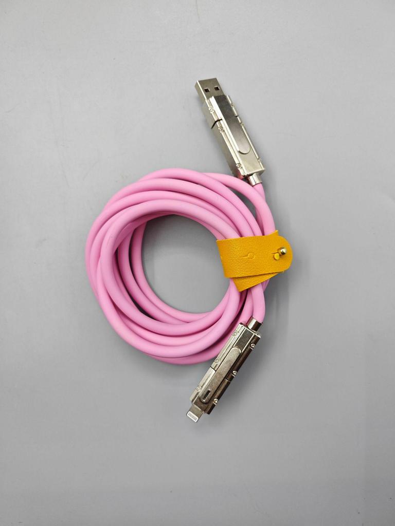 Mecha Multi-Device Fast Charging Cable: Apple, Huawei, Xiaomi, Oppo, Honor, Type-C