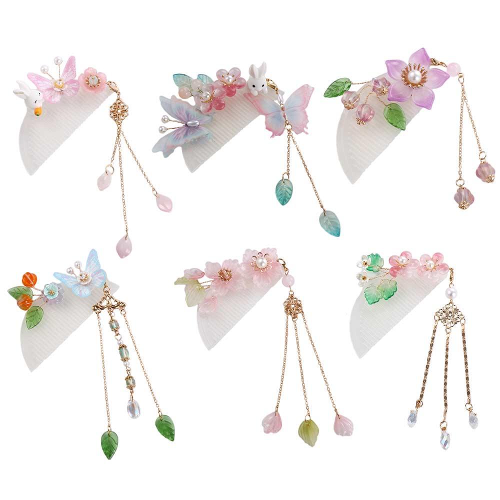Headwear Butterfly Children Hairpin Ancient Style Hairpin Chinese Style Headwear Hanfu Hair Comb