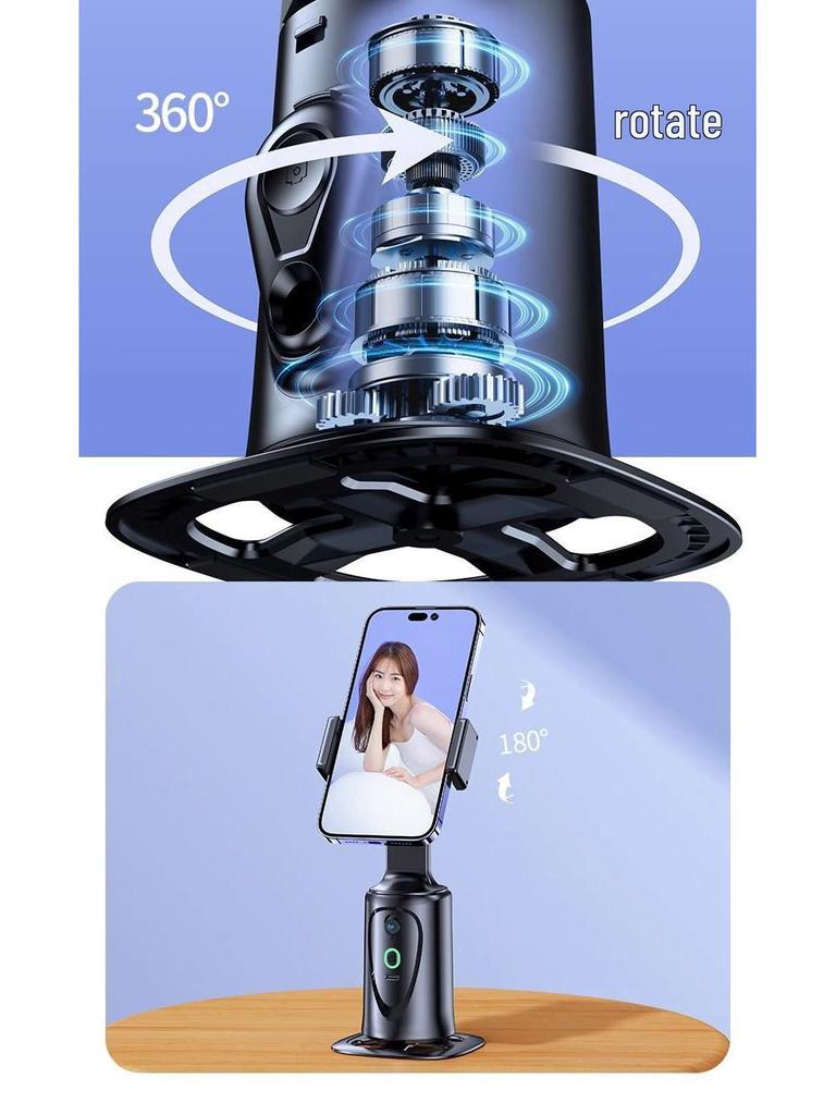 360° Auto-Rotating Selfie Stick & Gimbal with Face Tracking
