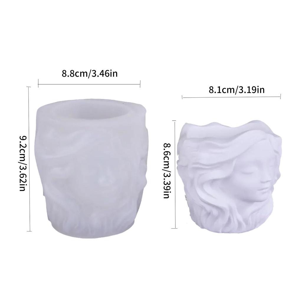 Flexible Silicone Planter Mold For DIY Flower Pots Resin Casting Jewelry Organiser Creative Crafting Gift