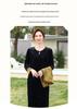 Mother's Day Spring Velvet Suit: Elegant Chinese Style Three-Piece Vest Set for Middle-Aged and Elderly Women