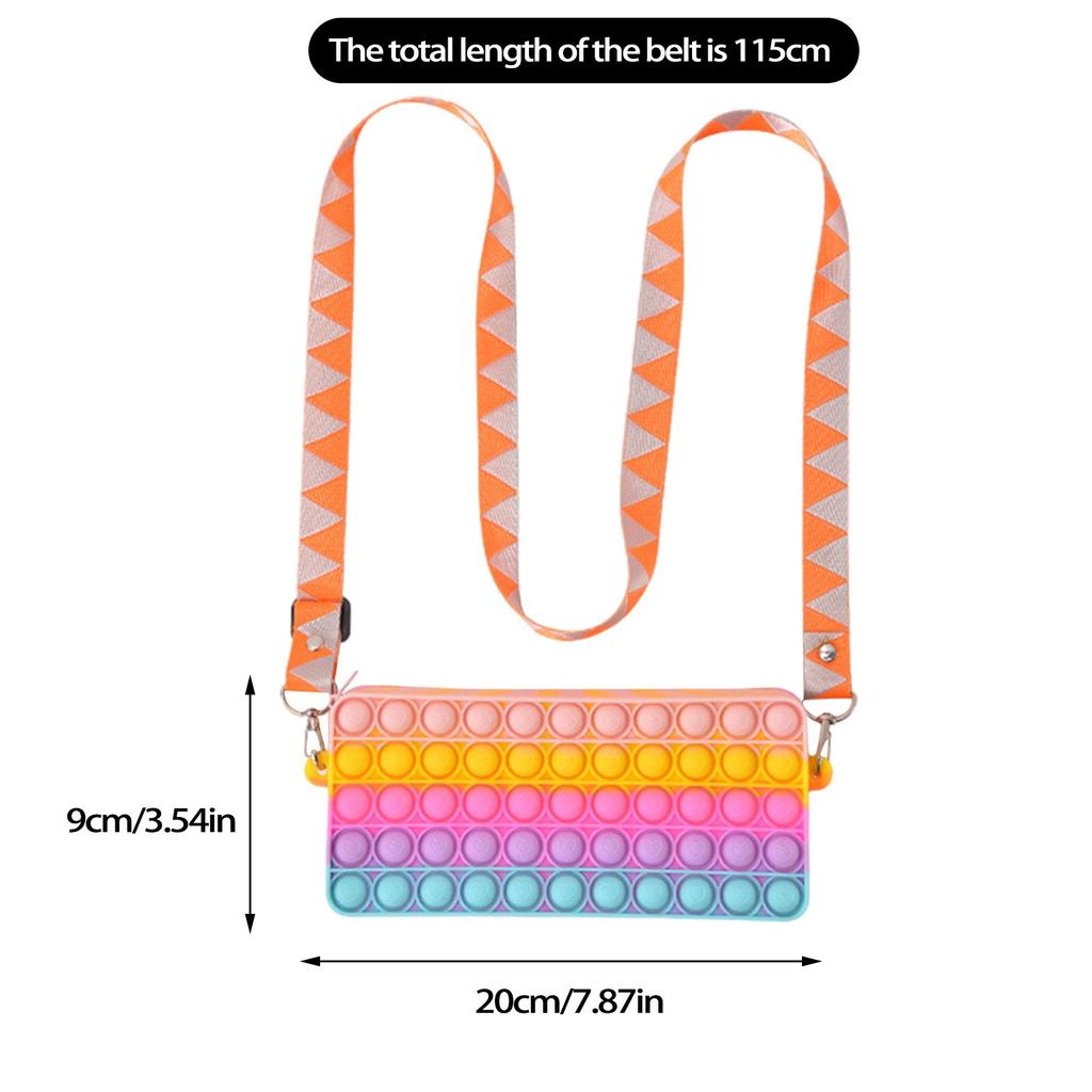 Silicone Sensory Decompression Desktop Puzzle Decompression Backpack