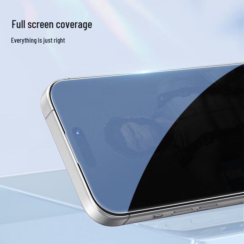 iPhone 15 Frosted Privacy Tempered Glass Screen Protector