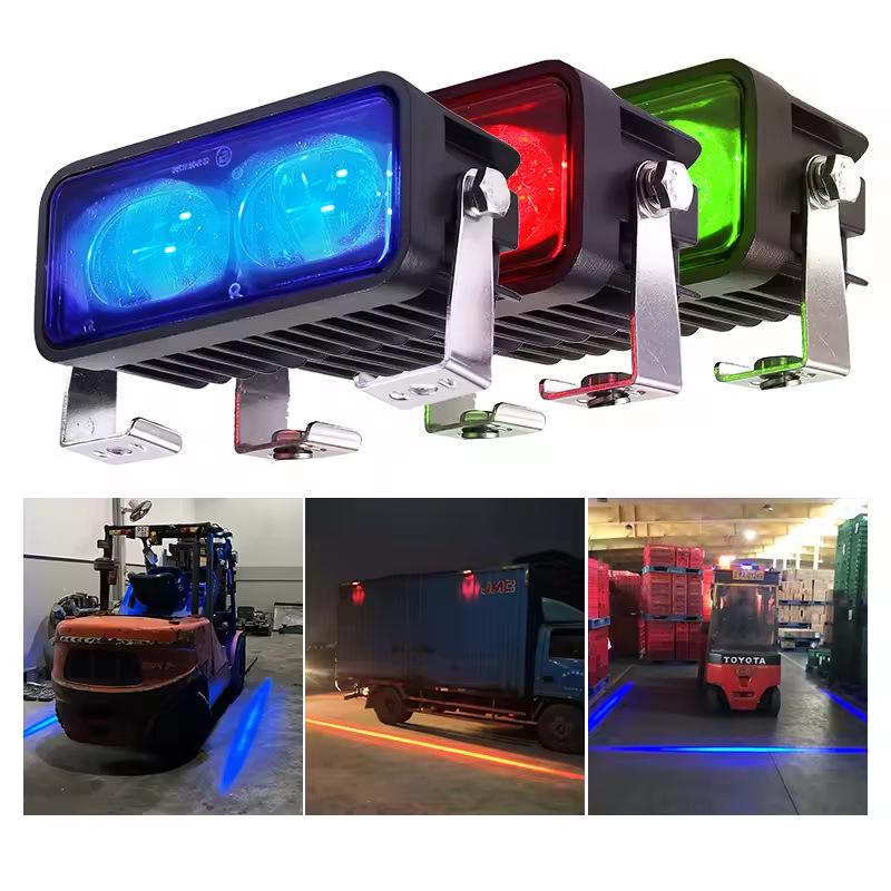 

Светодиодный предупреждающий свет прямой линии для вилочных погрузчиков и погрузчиков красный