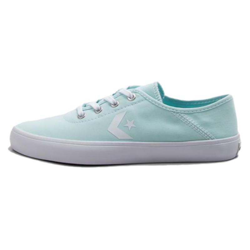 Converse Comfortable Versatile Non-slip Breathable Low-top Sneakers Women's Mint Green