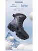 Men's Plus Size High-Top Snow Boots: Winter Warm, Thickened Velvet Lining, Ideal for Hiking