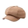 Solid Color Beret Hat Windproof Painter Caps Fashion Newsboy Hat  Autumn Winter