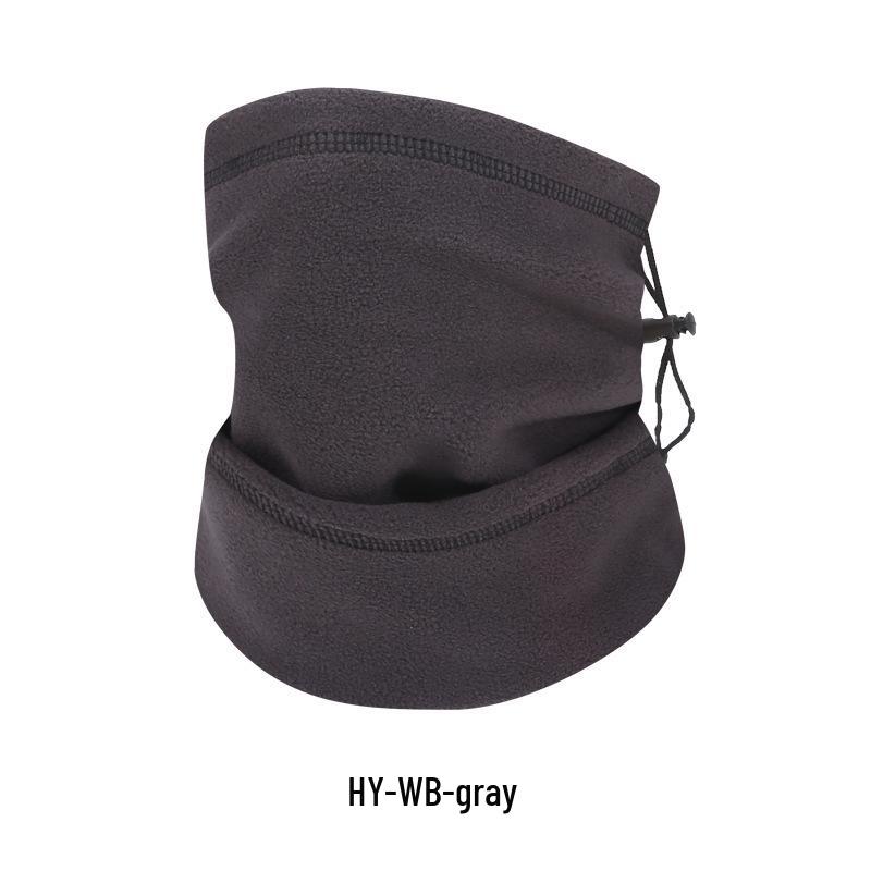 Autumn/Winter Windproof Fleece Neck Gaiter: Warm Thickened Face Mask for Cycling, Skiing, and Outdoor Cold Protection.