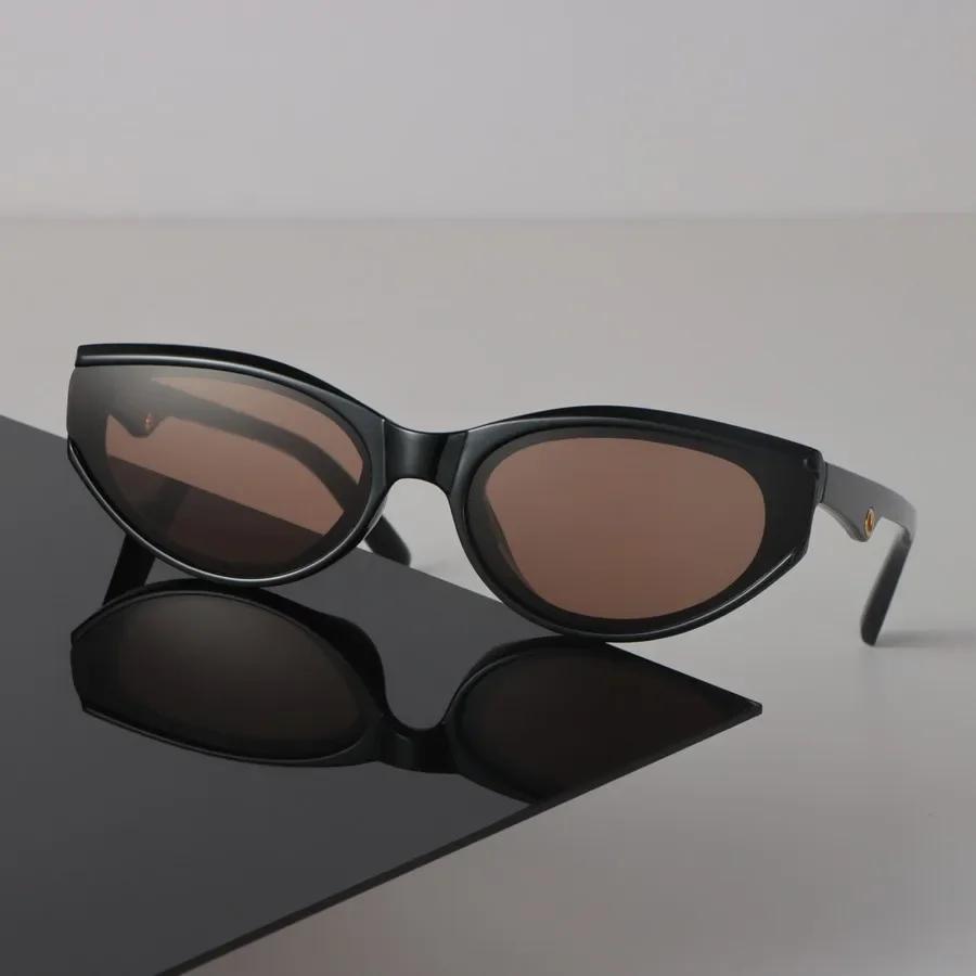 Cat Eye Sunglasses Women Men Vintage Stylish Mirror Lens Sun Glasses Female Male Fashion Personality