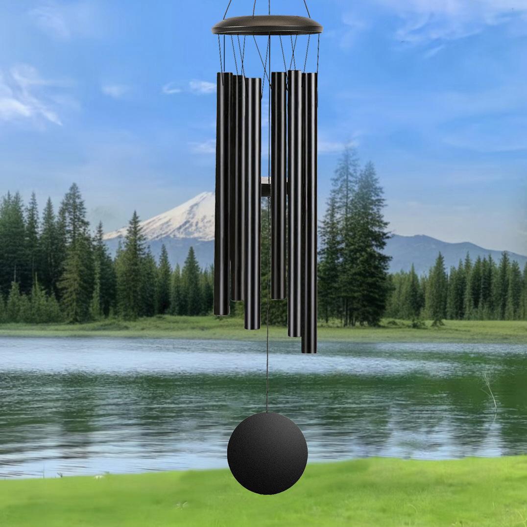 New 26 inch metal wind chime music wind chime aluminum tube wind chime gift outdoor terrace curtain commemorative wind chime