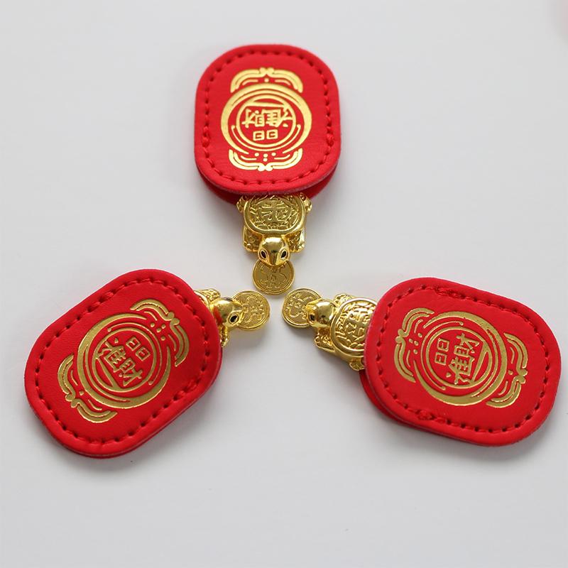 Fengshui Lucky Turtle Wallet Charm Money-Biting Turtleornaments Decor With "Daily Wealth" For Longevity Financial Stability