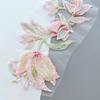 1pcs Nail Bead Sequin Mesh Flower Embroidery Parches Para Ropa,clothing DIY Accessories,Dress Cheongsam Decoration Patch