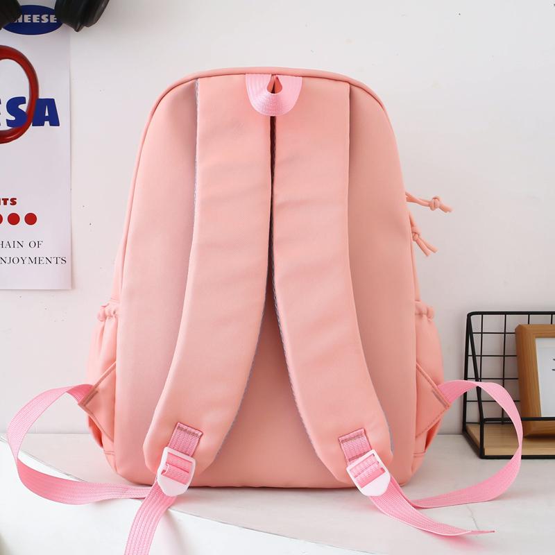 Three-Piece Backpack Set Large Capacity Children's School Bag Girls Boys Nylon Backpack for Primary and Secondary School