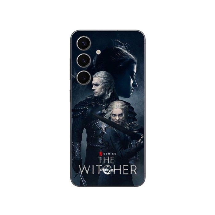 Phone Case - MANIACASE - Samsung Galaxy S25 - TPU Silicone - Black - The Witcher