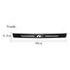 OPQ1 1/4/5Pcs Car Door Sill Scuff Plate Decor Carbon Fiber Stickers For Volkswagen VW Golf T5 Phaeton GTI Touran GTD CC Touareg ID3 R