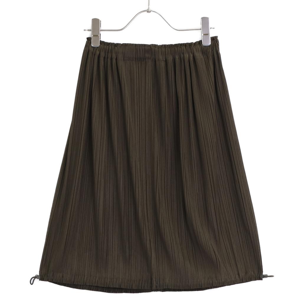 PLEATS PLEASE PP81-JG206 18Stainless Steel Khaki Skirt Skirt 1 khakiUsed