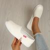 Fashion 2025  New Round Head Lightweight Flats Knitted Breathable Board Shoes Large Size Leisure Flat Bottom Shoes for Women