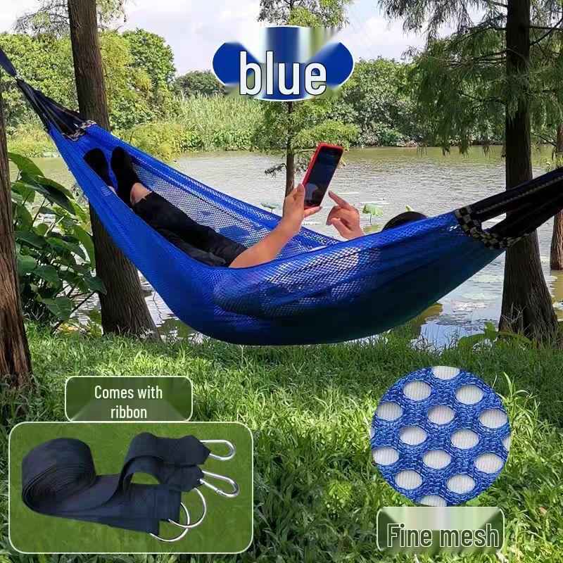 Handun Outdoor Ice Silk Mesh Hammock Swing