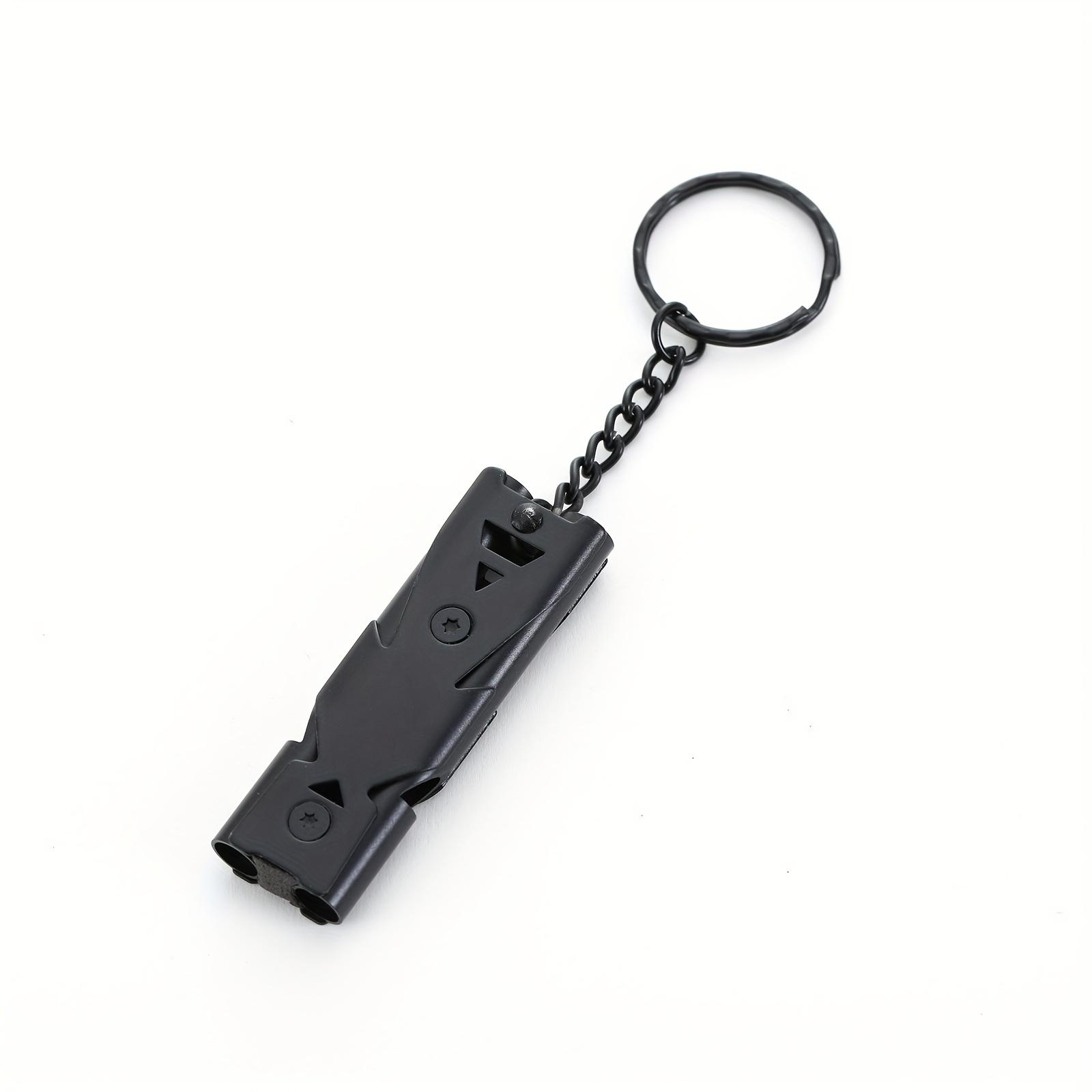 

Stainless Steel High-Decibel Survival Whistle Loud, Dual-Chamber Design for Emergency Rescue Outdoor Safety