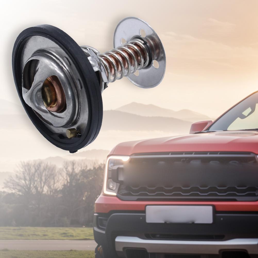 160 Degree Replacement Thermostat with Rubber Seal Engine Coolant Thermostat Metal for Chevy C6 for Corvette LS2 LS3 LS7