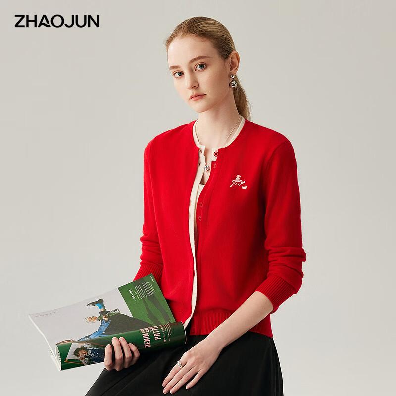 

Zhaojun Women s 2025 A/W Double-Layer Cashmere Cardigan 2XL