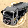 Caminhão Plataforma RC Modelo 9 Canais Liga de Alumínio 1:20 Carrinho de Controle Remoto 2.4G Simulação Veículo de Engenharia Reboque Menino Criança Brinquedo Presente