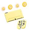 Switch OLED Protective Case for Switch Detachable Soft Protective Analog Stick Covers X Cat Paw TPU Slim Accessory Cover, OLED, Shell, (4 Prints),