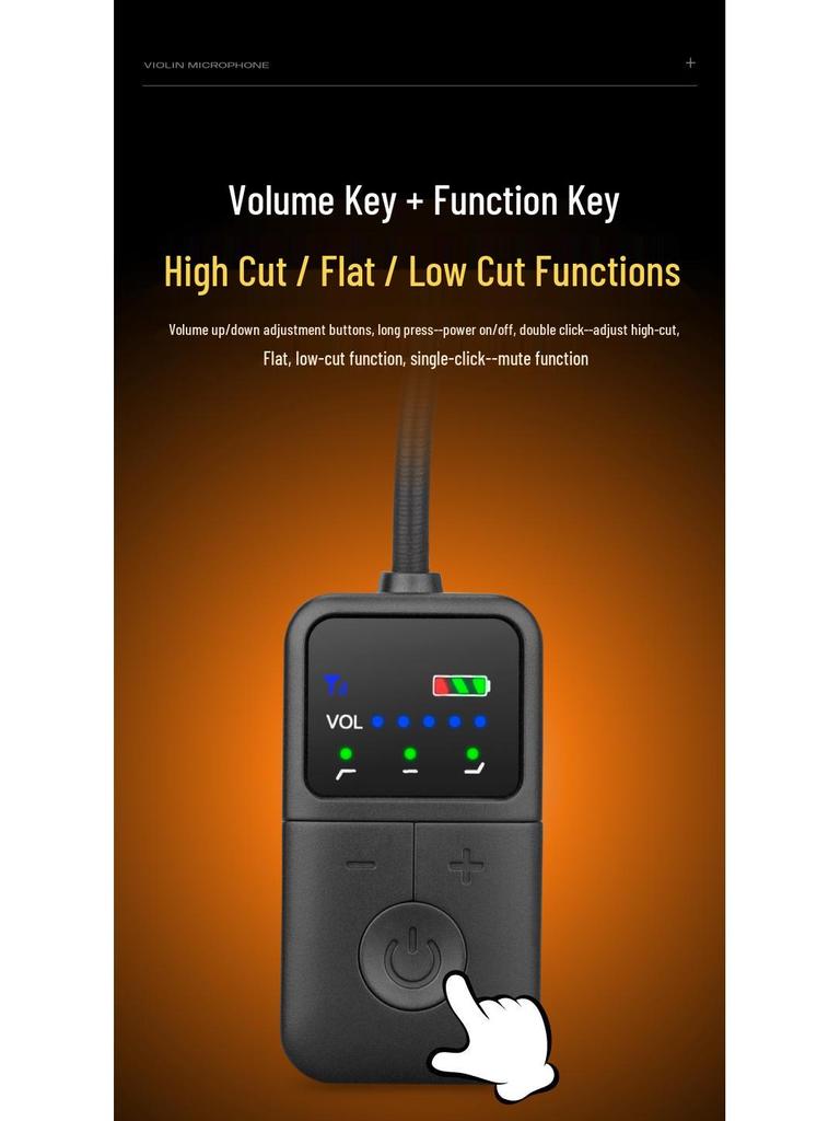 High-Fidelity Wireless Microphone for Violin Performance and Recording