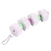 Parrot Bird Teeth Grinding Stone Mouth Molar Cage Hamster Chinchilla Hanging String Chewing Toy