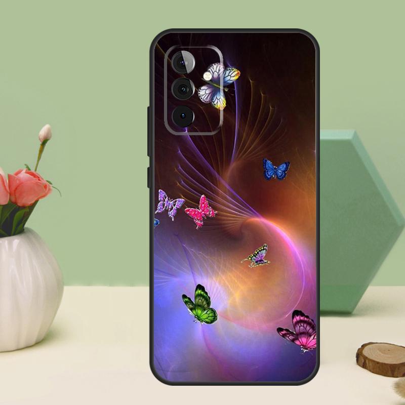 Colorful Butterfly For Samsung Galaxy A36 A56 A54 A34 A14 A06 A16 A26 A12 A32 A52 A13 A33 A53 A15 A35 A55 Case