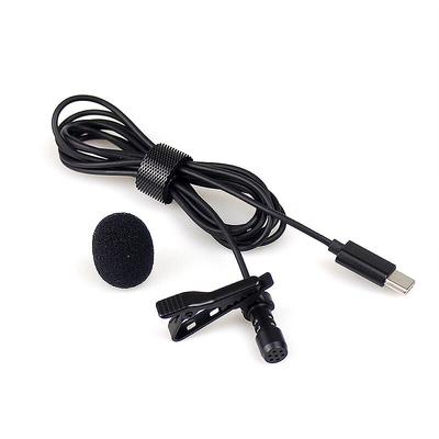 JH042 Microfono lavalier tipo C Microfono a condensatore omnidirezionale Suono superbo per audio e