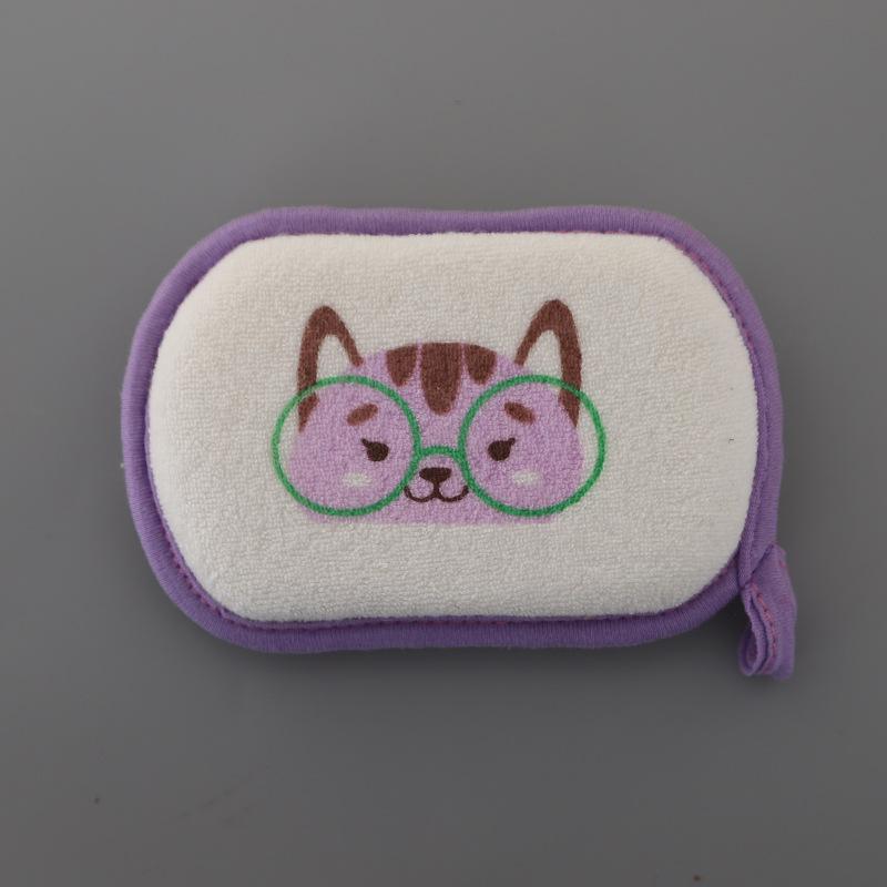 Cute Cartoon Baby Brushes Super Soft Sponge Brushes for Kids Children Newborns Baby Cleaning Towel Brush Bath Shower Products