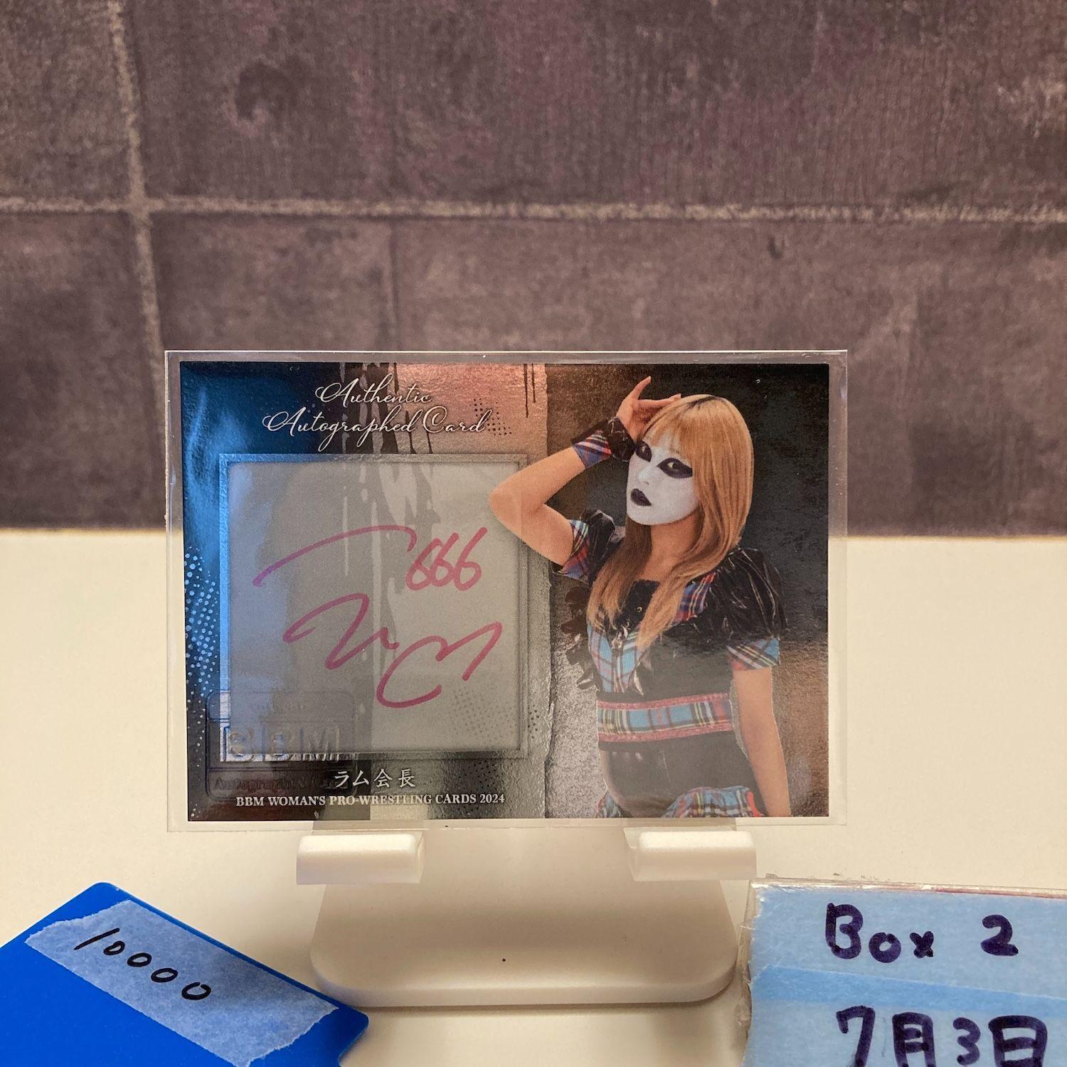 2024 BBM Women s Pro Wrestling Chairman Ram 21/60 Autograph Women s Pro Wrestling Card