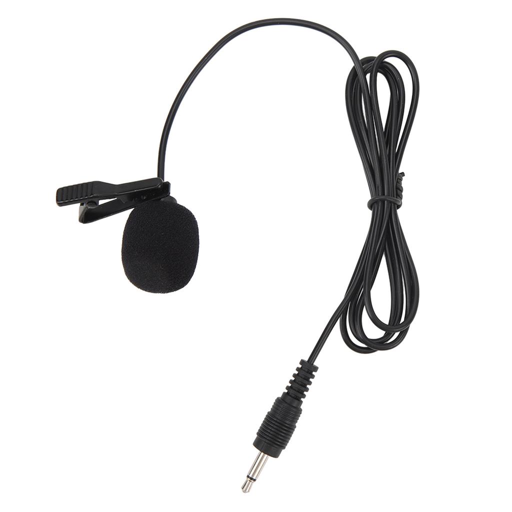 Lavalier Microphone for Computer Small Lapel Microphone Noise Cancelling Clip On Microphone for 3.5mm Laptop Recording