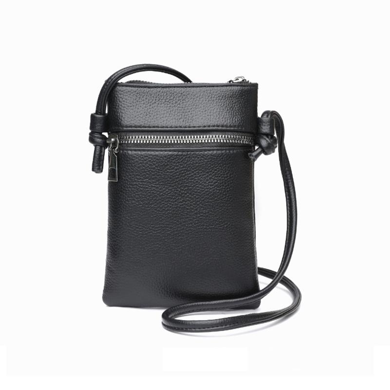 Solid Color Simple Phone Bag Fashionable Mini Versatile Diagonal Cross Bag