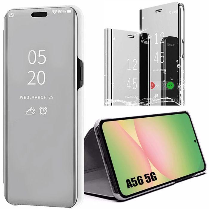 Coque de protection - BOOLING - pour Samsung Galaxy A56 5G - Argenté - Smart View - Antichoc