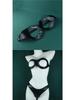 Plus Size PU Leather Lingerie with Exposed Chest Design